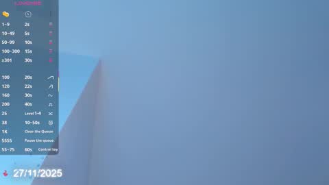 Sebastian online show from November 27, 2025, 8:55 pm