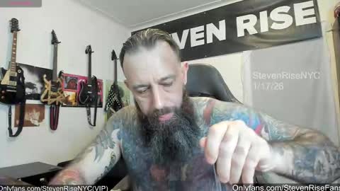 Snapshot of stevenrisenyc chatting on January 18, 2026, 12:47 am StevenRiseNYC online show from January 18, 2026, 12:47 am