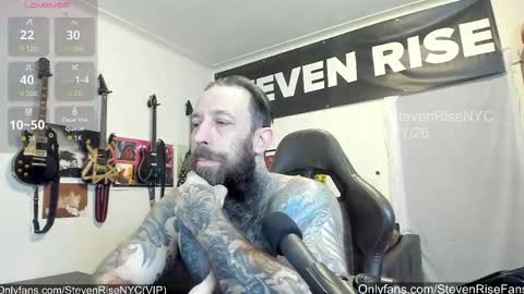 Snapshot of stevenrisenyc chatting on February 7, 2026, 12:20 pm StevenRiseNYC online show from February 7, 2026, 12:20 pm