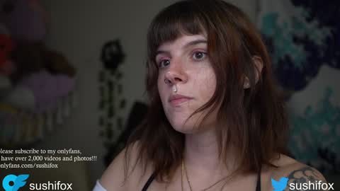 Snapshot of sushifox chatting on February 3, 2025, 5:03 pm   online show from February 3, 2025, 5:03 pm