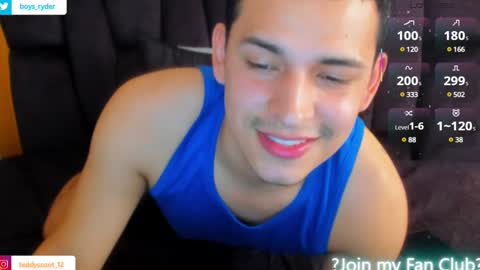 Snapshot of teddy_cowboy chatting on February 8, 2025, 1:01 pm Follow me on Twitter boys ryder and instagram teddyscoot 12 online show from February 8, 2025, 1:01 pm