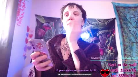 Snapshot of tricky_nymph chatting on February 23, 2026, 6:16 pm Cassie online show from February 23, 2026, 6:16 pm