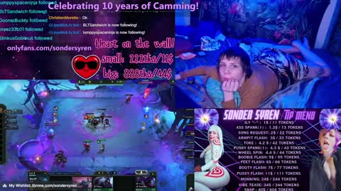 Snapshot of tricky_nymph chatting on March 1, 2026, 11:23 am Cassie online show from March 1, 2026, 11:23 am
