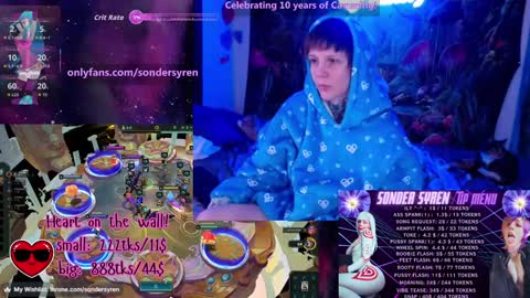 Snapshot of tricky_nymph chatting on March 1, 2026, 11:29 pm Cassie online show from March 1, 2026, 11:29 pm