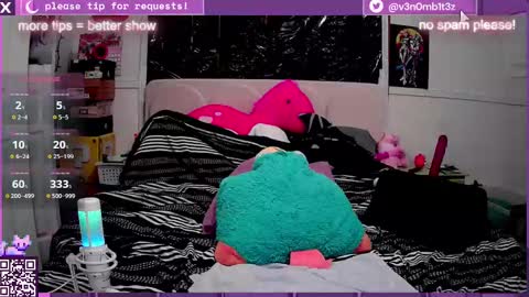 Snapshot of v3n0mb1t3z chatting on February 8, 2025, 4:47 am kermit online show from February 8, 2025, 4:47 am