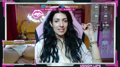 VenomLips online show from October 8, 2025, 1:31 pm