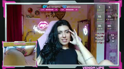 VenomLips online show from October 13, 2025, 2:39 pm