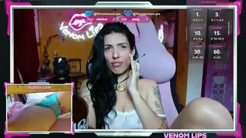 VenomLips online show from October 22, 2025, 1:44 pm