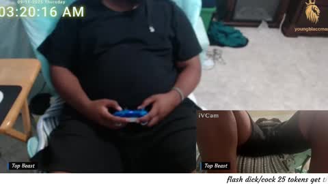 Snapshot of younblaccman6969 chatting on September 11, 2025, 7:19 am younblaccman6969 online show from September 11, 2025, 7:19 am