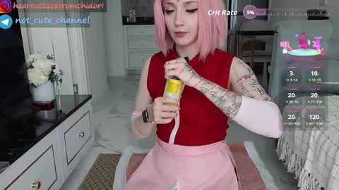 Snapshot of yourcutewaifu chatting on February 15, 2026, 7:51 am Lina Fansly online show from February 15, 2026, 7:51 am