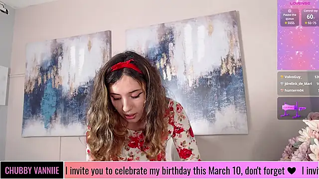 chubby vanniie  online show from March 4, 2025, 12:39 am