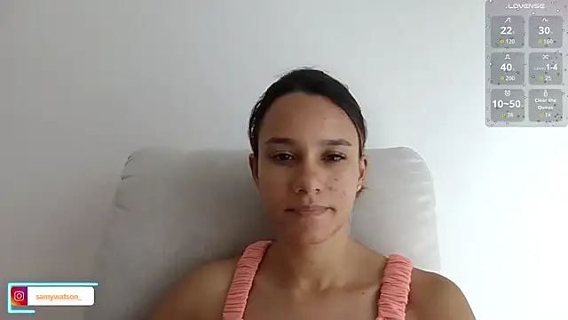 SamanthaWatson online show from May 15, 2026, 3:30 pm