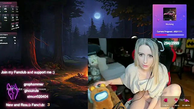 Lisaonthemoon online show from March 6, 2025, 10:47 pm