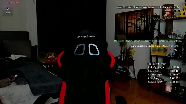 Lisaonthemoon online show from February 26, 2026, 6:07 pm