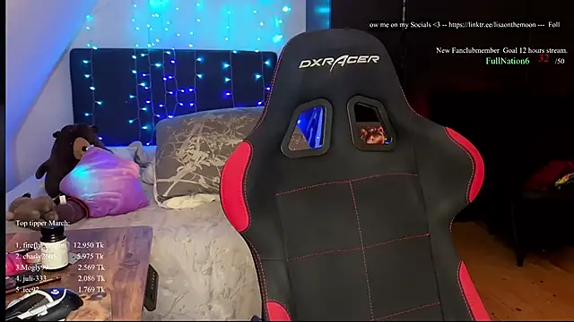 Lisaonthemoon online show from March 17, 2026, 8:45 pm