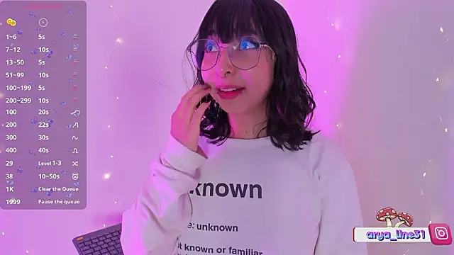 arysUwU online show from March 18, 2026, 1:20 am