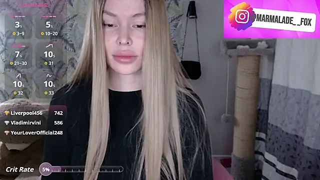 Marmalade Fox online show from March 17, 2026, 3:59 pm