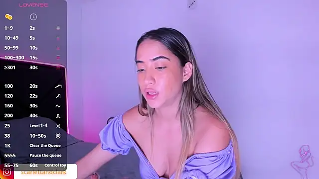 ScarlettAndClark online show from March 1, 2025, 11:37 pm