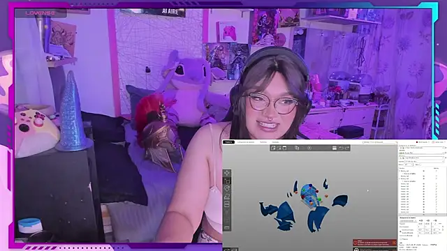 MegariaB online show from February 1, 2025, 3:52 am