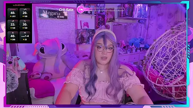 MegariaB online show from February 27, 2025, 4:41 am