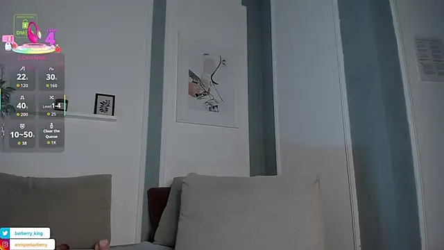 EnriqueBarberry online show from November 23, 2025, 6:35 am