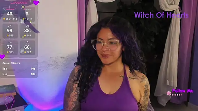 Snapshot of witchviolet chatting on June 3, 2026, 3:09 am witchviolet online show from June 3, 2026, 3:09 am
