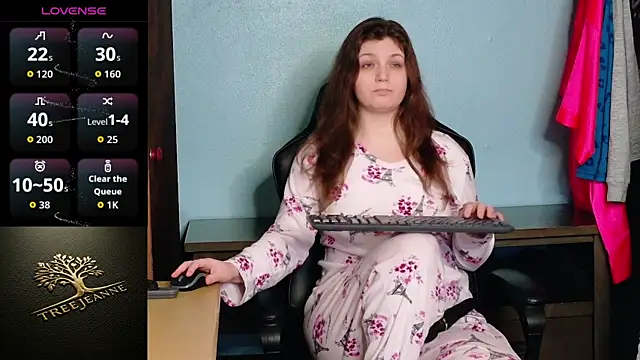 TreeJeanne online show from March 6, 2026, 2:41 am