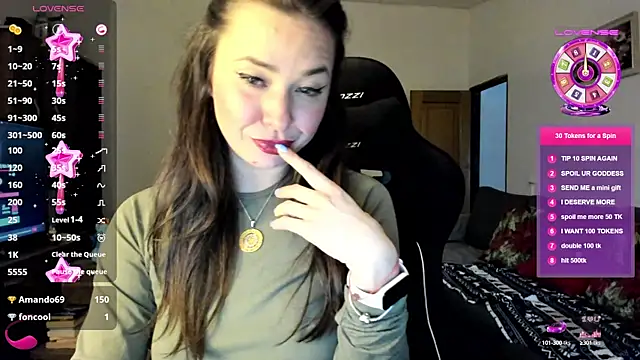 PlayfulGoddess online show from February 3, 2025, 3:17 pm