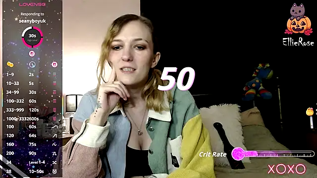 EllieeRose online show from October 27, 2025, 2:48 am