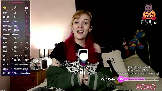 EllieeRose online show from February 8, 2026, 9:29 pm