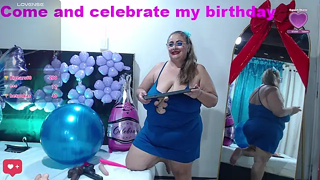 BBW salome online show from February 9, 2025, 1:00 am