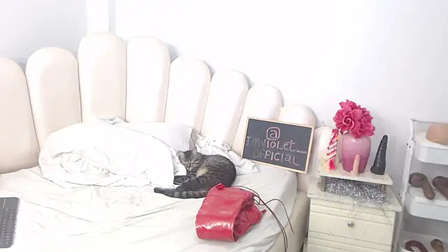 Snapshot of VioletXia_ chatting on February 14, 2026, 6:21 am VioletXia online show from February 14, 2026, 6:21 am