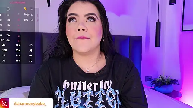 Snapshot of Harmonybabe_ chatting on September 11, 2025, 11:32 am Harmonybabe online show from September 11, 2025, 11:32 am