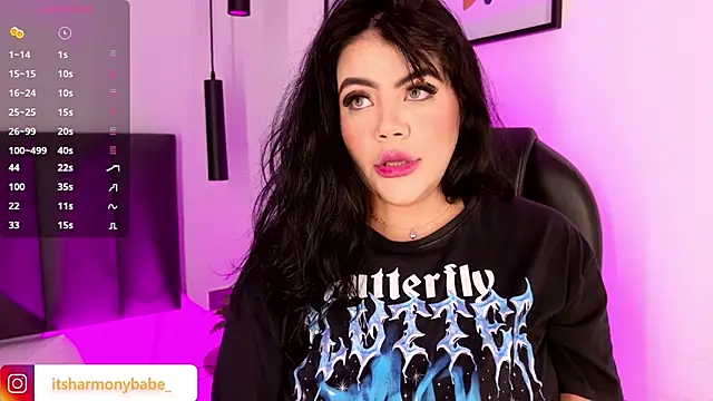 Snapshot of Harmonybabe_ chatting on September 13, 2025, 12:05 pm Harmonybabe online show from September 13, 2025, 12:05 pm