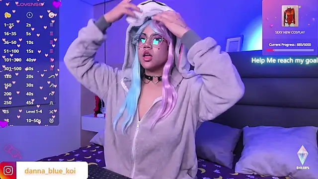 blue koi online show from January 2, 2025, 8:24 pm