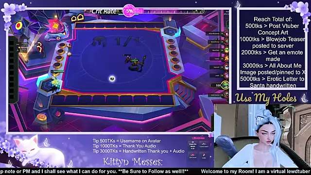 Snapshot of SassyKittyn chatting on December 12, 2024, 6:14 am SassyKittyn online show from December 12, 2024, 6:14 am