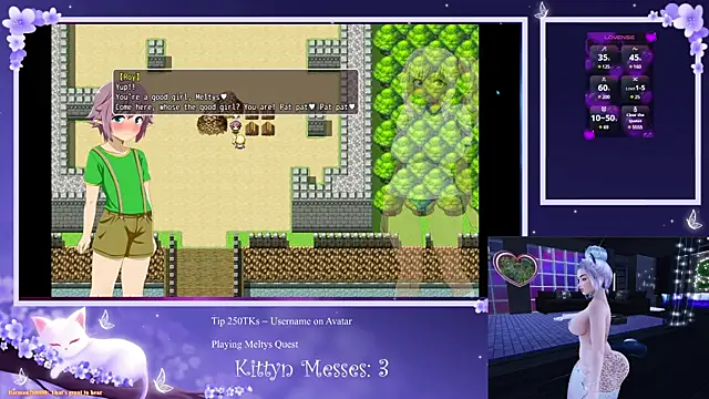 Snapshot of SassyKittyn chatting on February 14, 2025, 9:24 am SassyKittyn online show from February 14, 2025, 9:24 am