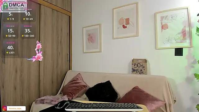 Veronica isaza   online show from March 10, 2026, 12:21 pm