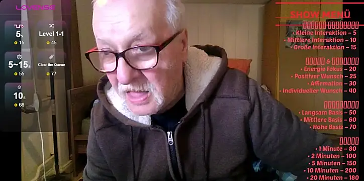 Sammy1660 online show from April 12, 2026, 2:55 pm