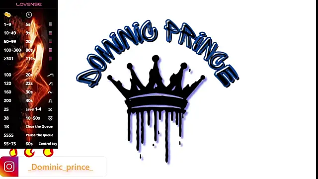 DominicPrince online show from October 30, 2025, 12:23 am