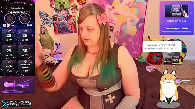 BabyZelda online show from December 9, 2024, 8:01 pm