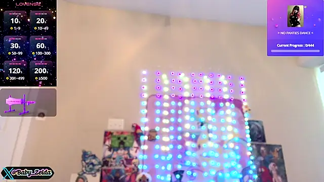 BabyZelda online show from September 14, 2025, 8:41 pm