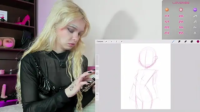 MisssLola online show from March 11, 2025, 1:56 pm