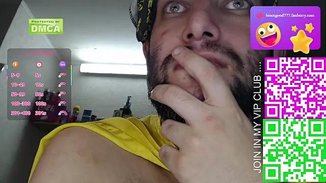 BISEXGOOD777 online show from October 3, 2025, 8:50 pm