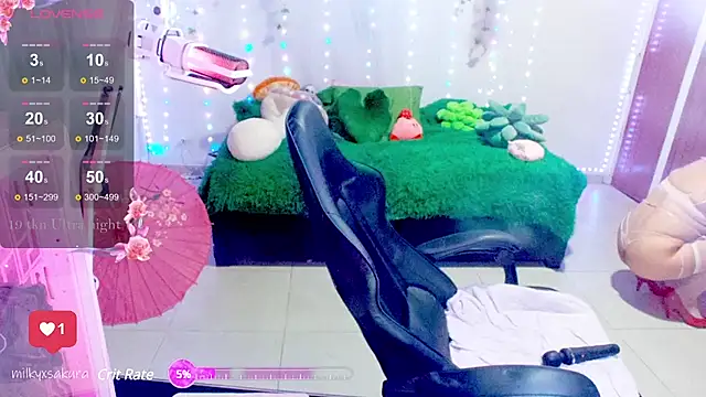 MilkyXSakura online show from February 2, 2025, 3:10 am