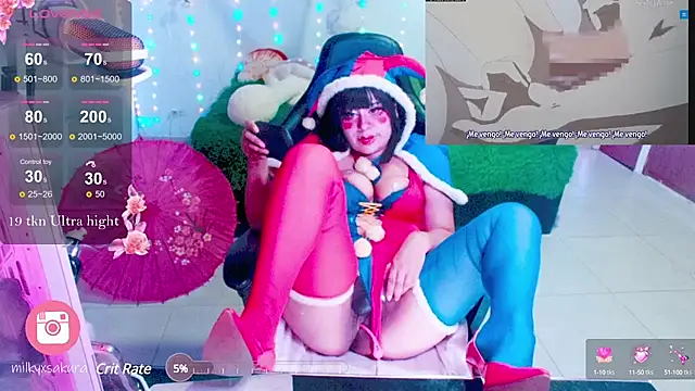 MilkyXSakura online show from February 21, 2025, 6:29 am