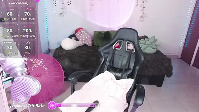 MilkyXSakura online show from October 8, 2025, 4:32 am