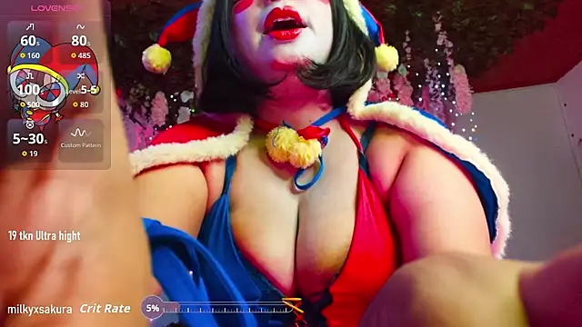 MilkyXSakura online show from November 14, 2025, 2:43 am