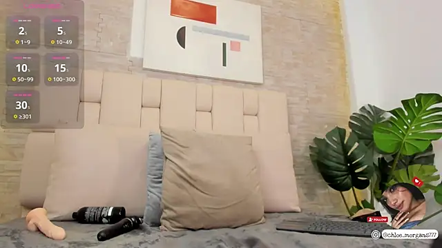 Chloe Morgans online show from February 19, 2025, 10:20 pm