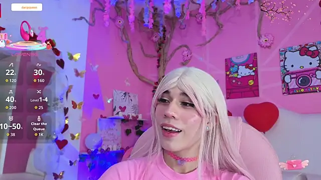 DaripQueen online show from March 7, 2026, 3:09 pm